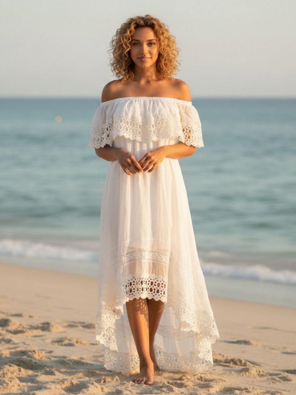 Solitaire Swim Strapless Maxi Dress